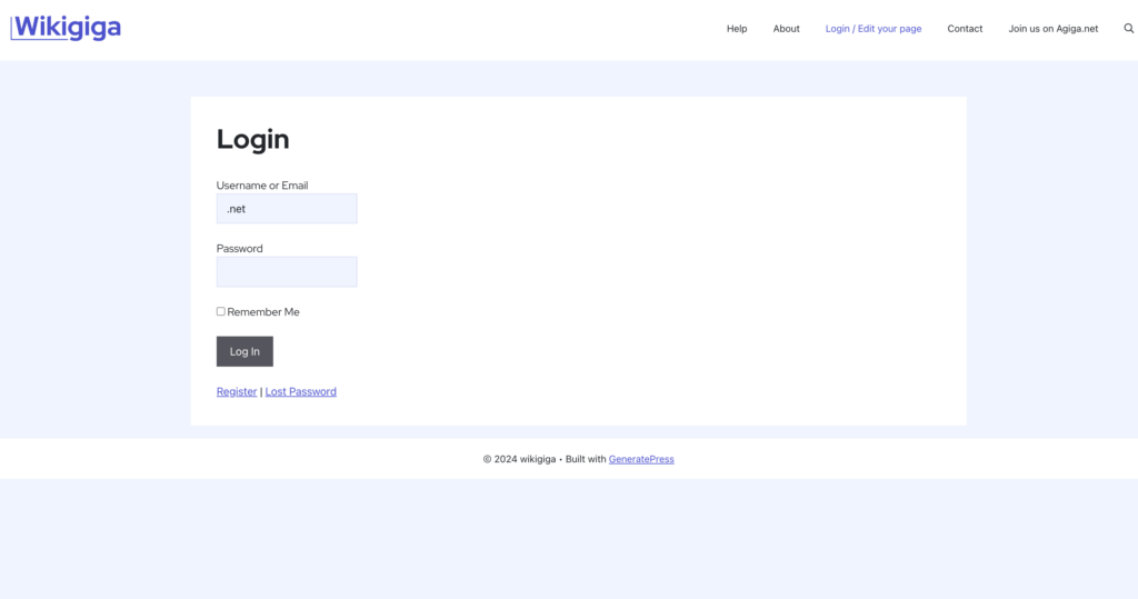 login